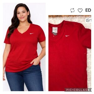 Nike red T